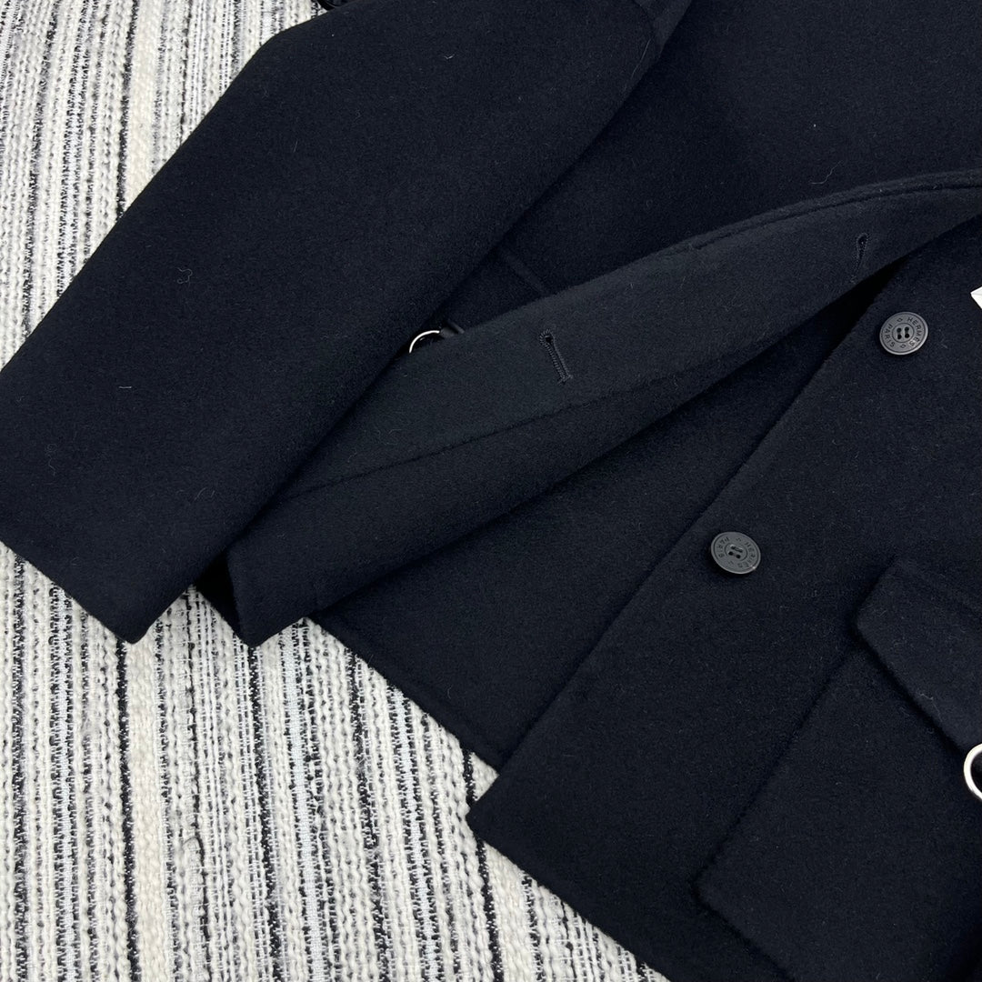HERMES 25S SHORT REVERSIBLE CASERE COAT 254