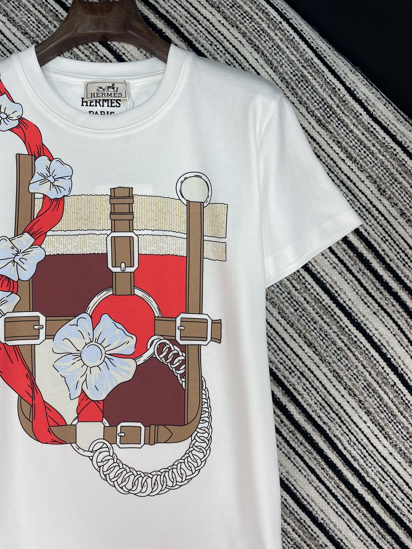HERMES 25S CREW NECK T-SHIRT 459