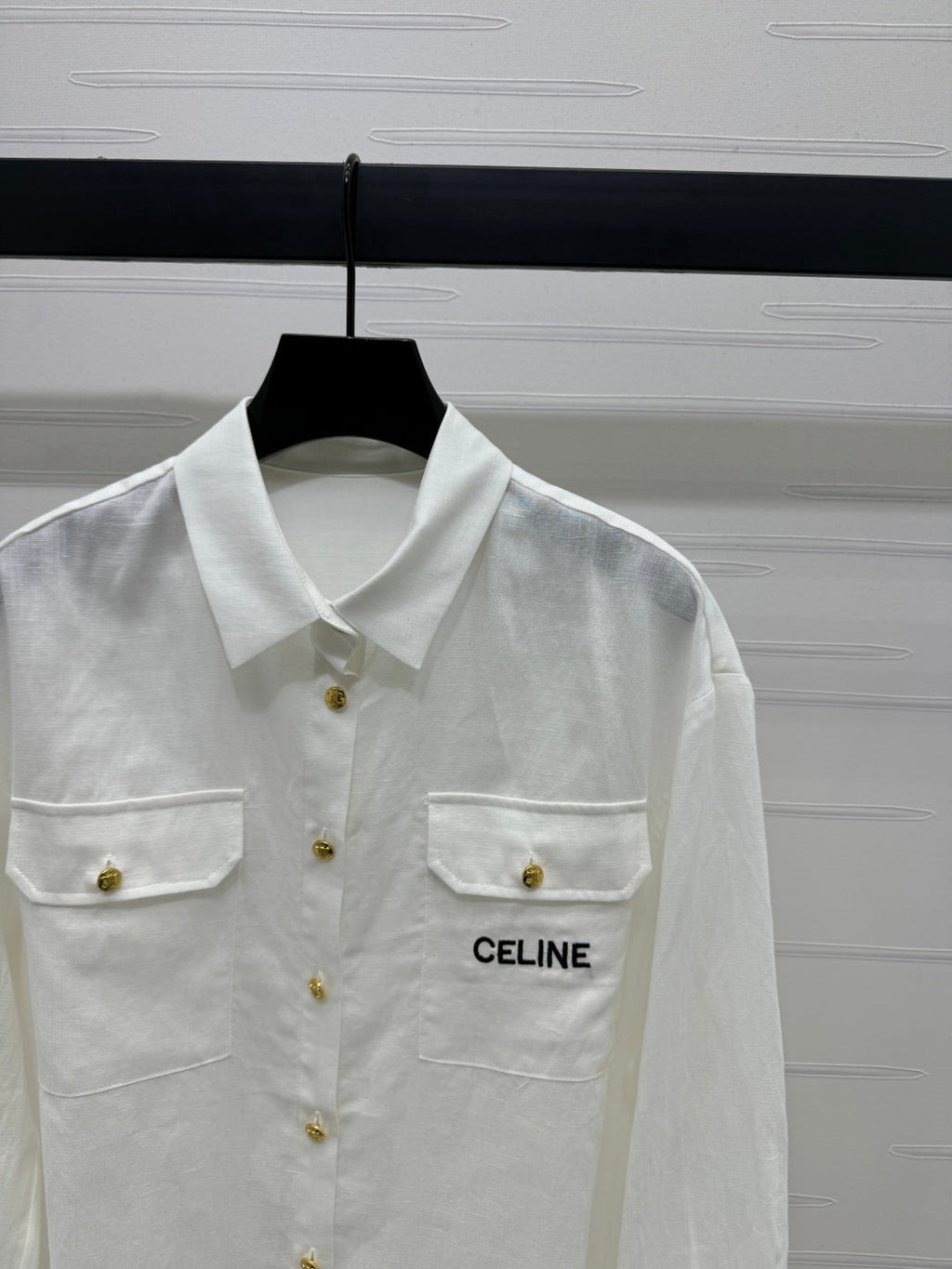 CELINE 26S SHIRT AND SHORTS SET STYLE 90