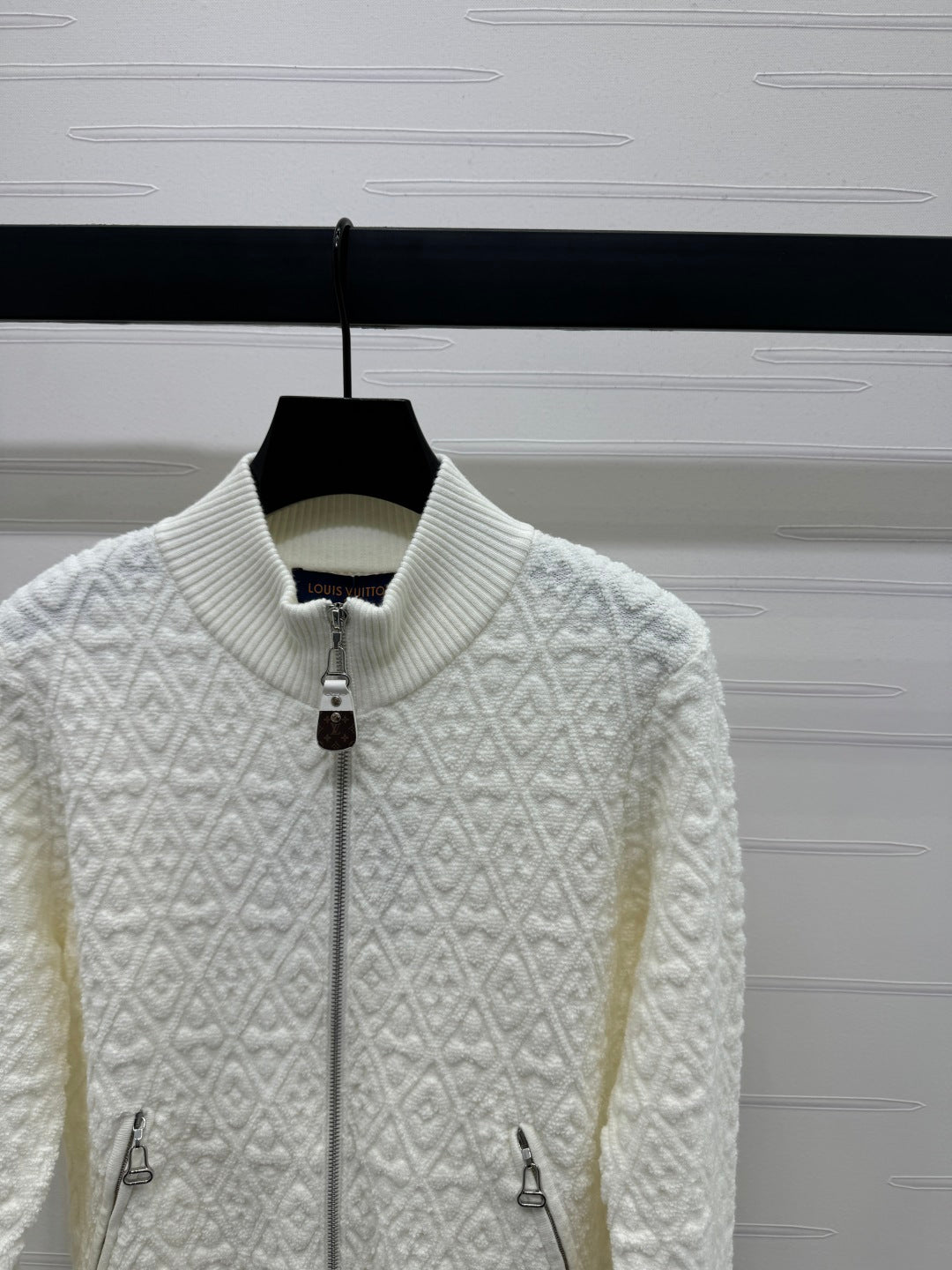 LOUIS VUITTON LV ZIP-UP LONG-SLEEVE KNIT CARDIGAN 274960