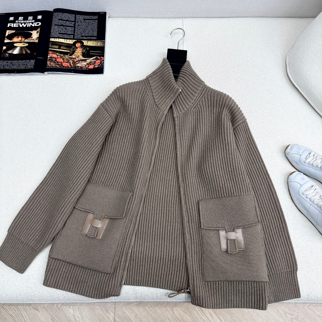HERMES 25S KNITTED CARDIGAN 068