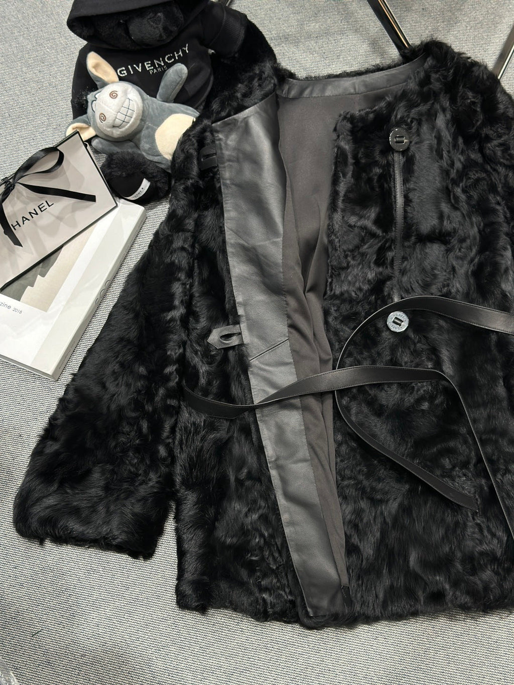 HERMES 25S SHEEPSKIN LEATHER JACKET 481