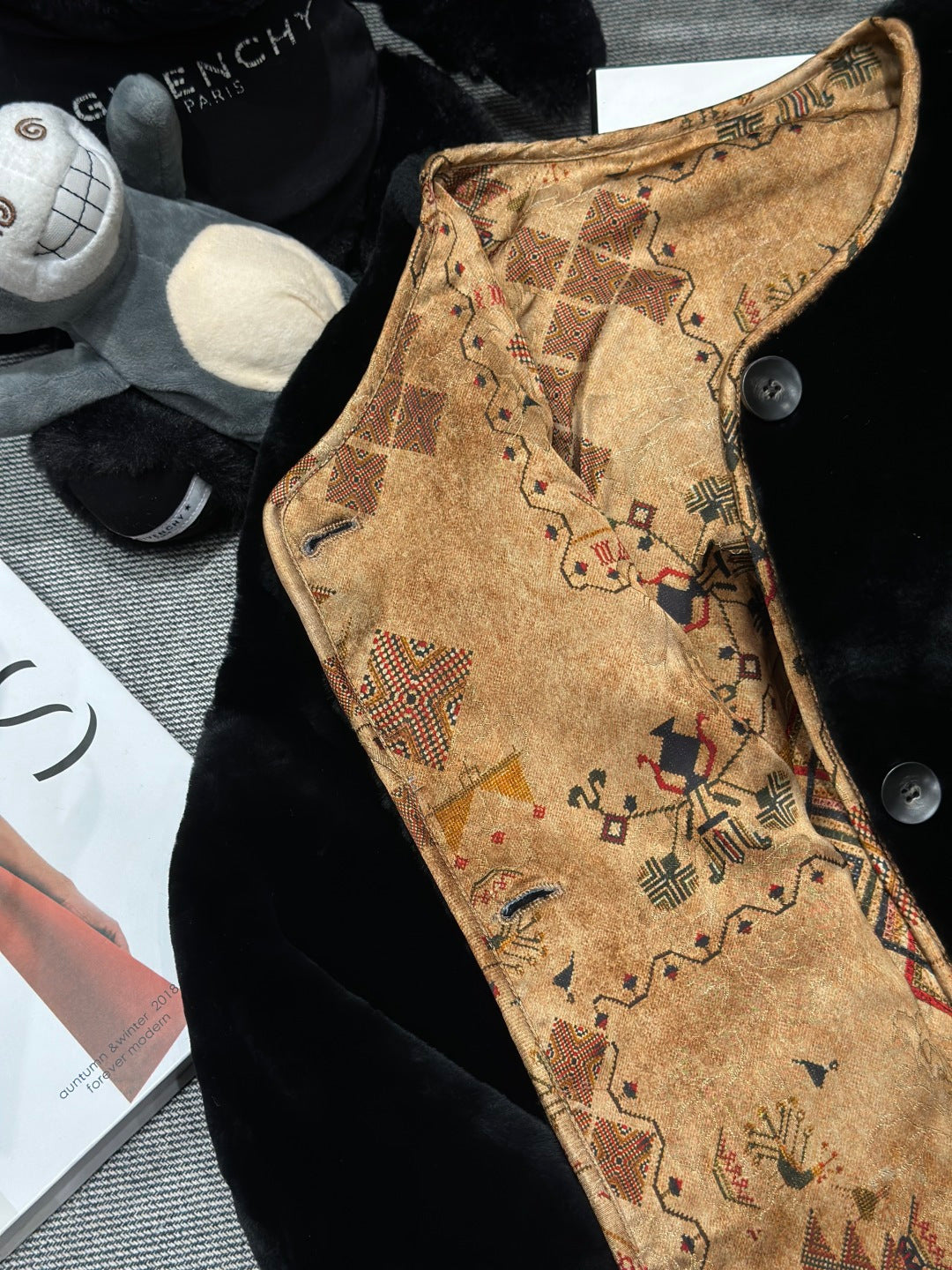 HERMES 25S REVERSIBLE FUR JACKET 474