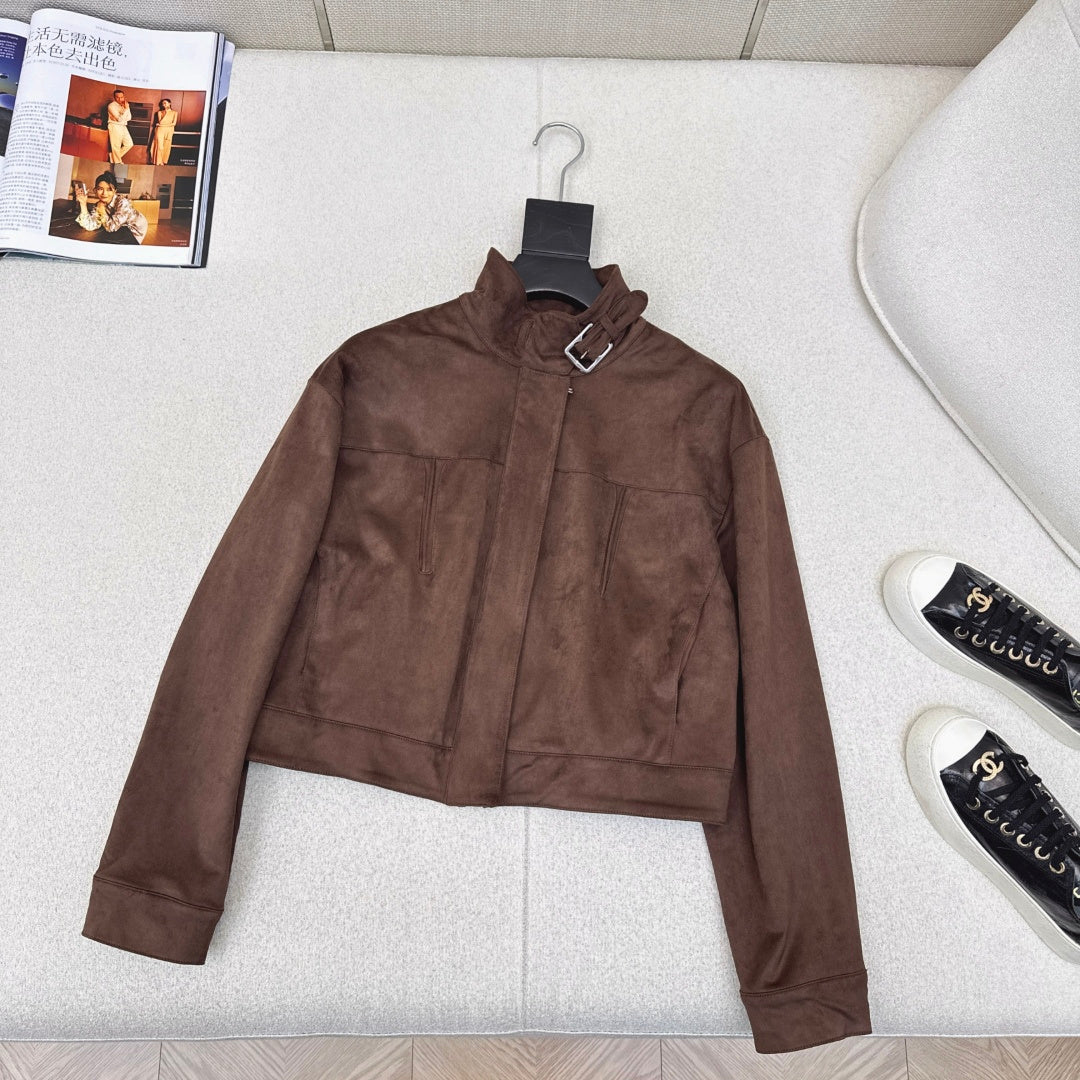 HERMES HERMES 25S SUEDE JACKET 344