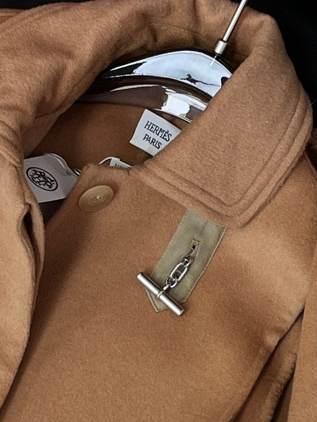 HERMES 25S REVERSIBLE LONG CASERE COAT 242