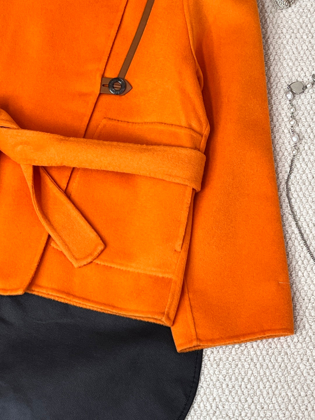 HERMES 25S SHORT CASERE COAT 241