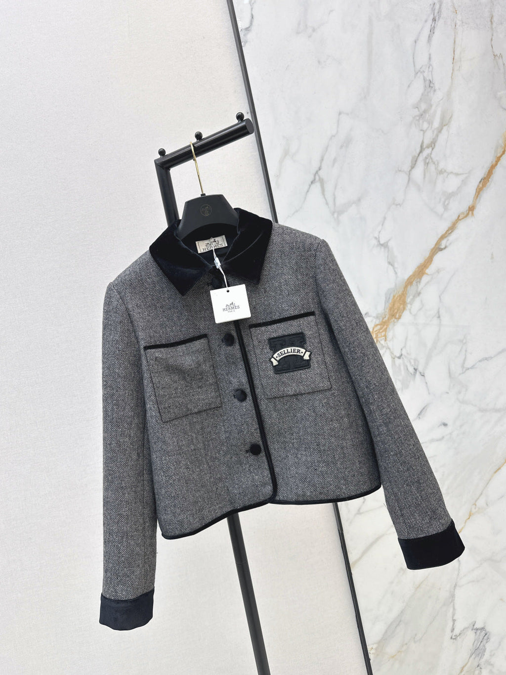 HERMES HERMES 25S SHORT JACKET 336