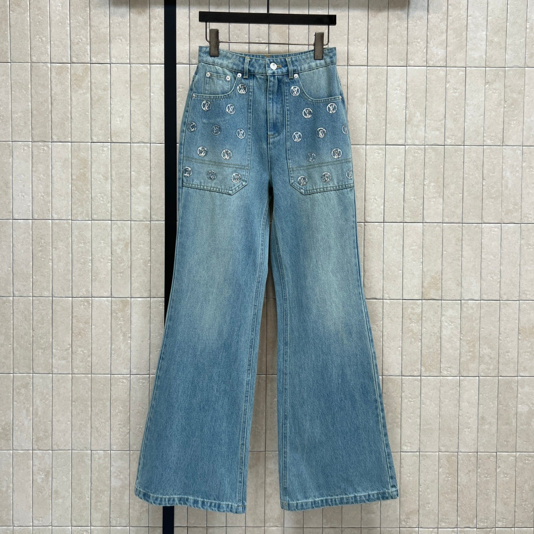 LOUIS VUITTON LV 25S FLARE JEANS 2767