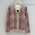 GUCCI Gucci 25 Cardigan Pink Wool