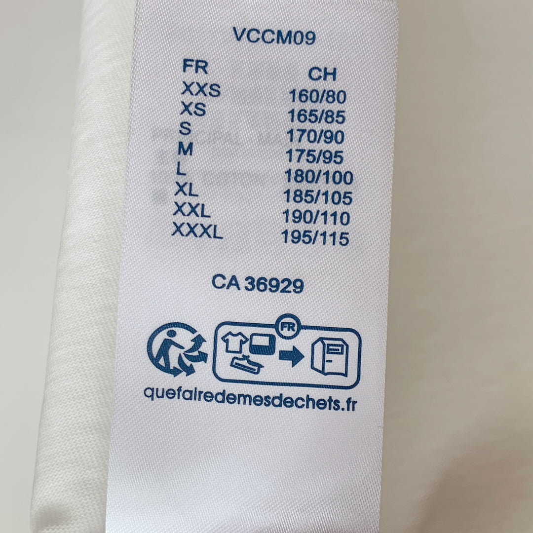 LOUIS VUITTON LV T-SHIRT IN WHITE PURE COTTON CLASSIC LOGO PATTERN 238880
