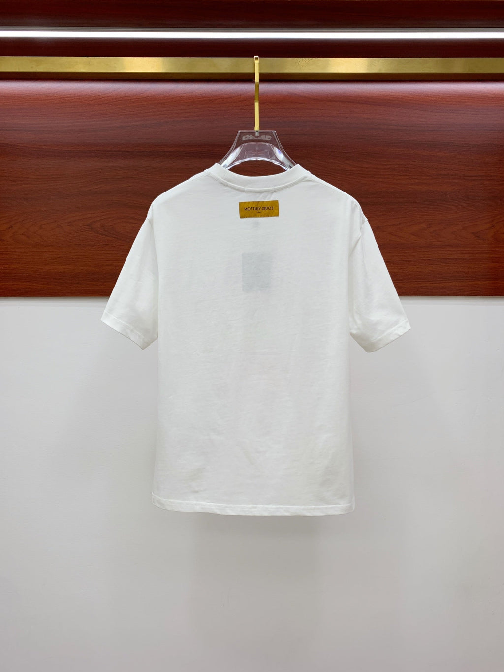 LOUIS VUITTON LV T-SHIRT IN WHITE COTTON STYLIZED LOGO 238872