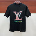 LOUIS VUITTON LV T-SHIRT IN BLACK PURE COTTON 238887