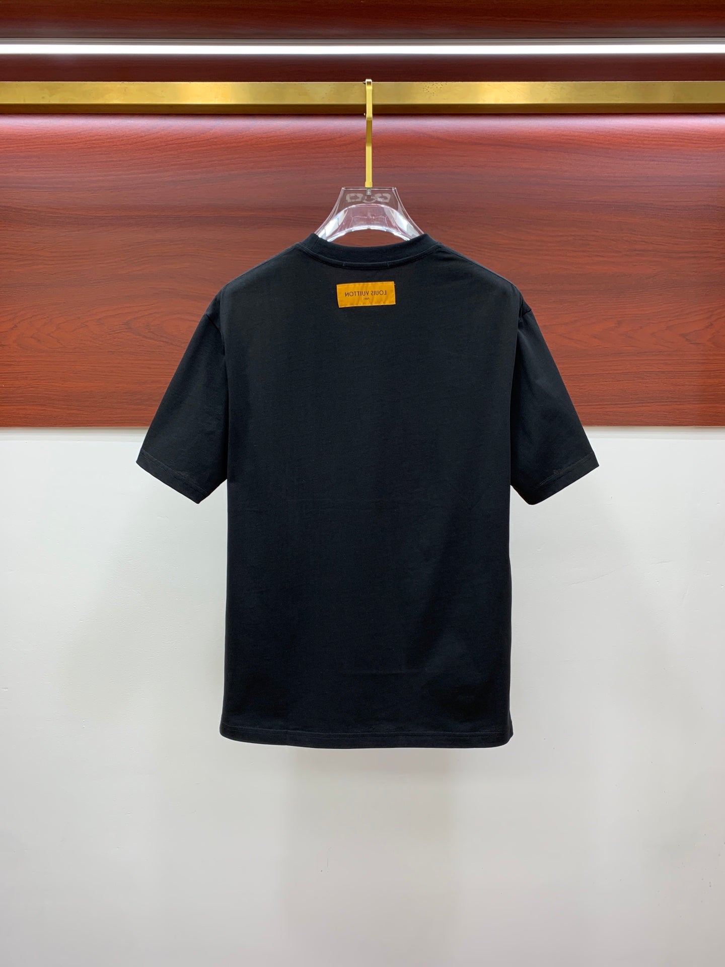LOUIS VUITTON LV BLACK COTTON T-SHIRT 238893