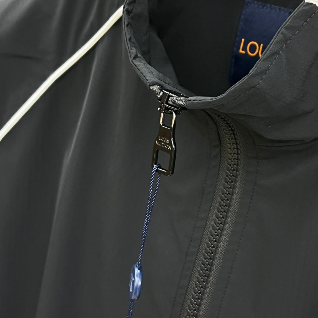 LOUIS VUITTON LV WINDBREAKER JACKET BLACK 239063