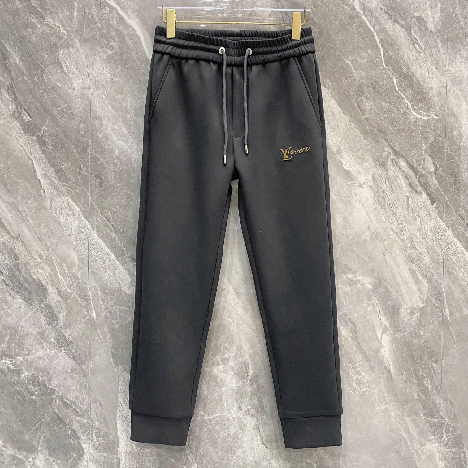 LOUIS VUITTON LV DARK GRAY TROUSERS 239478