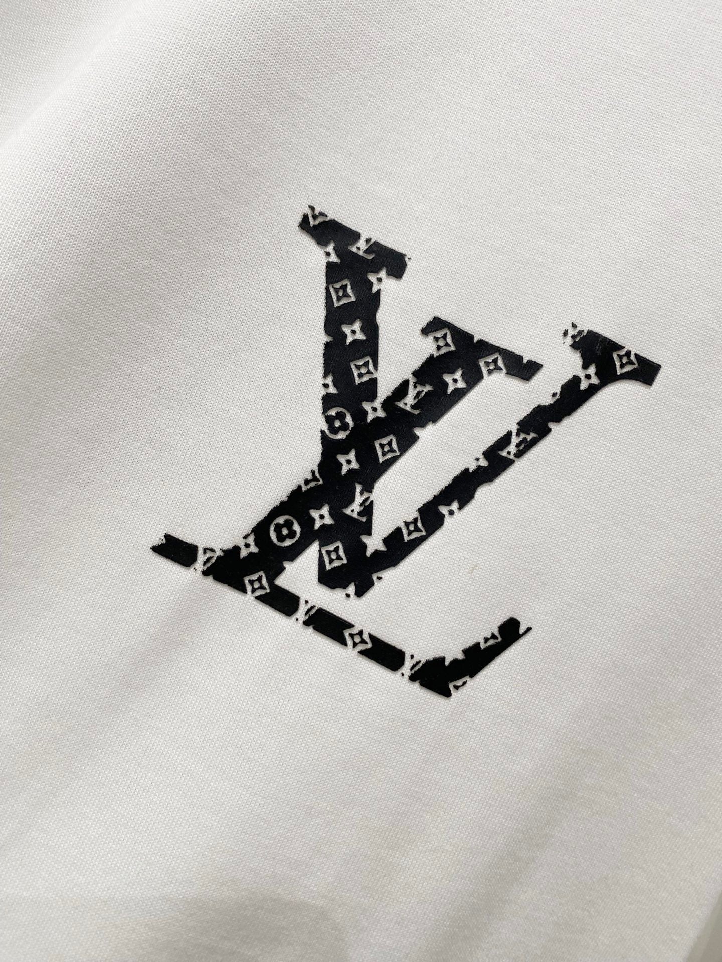 LOUIS VUITTON LV WHITE COTTON T-SHIRT 238840