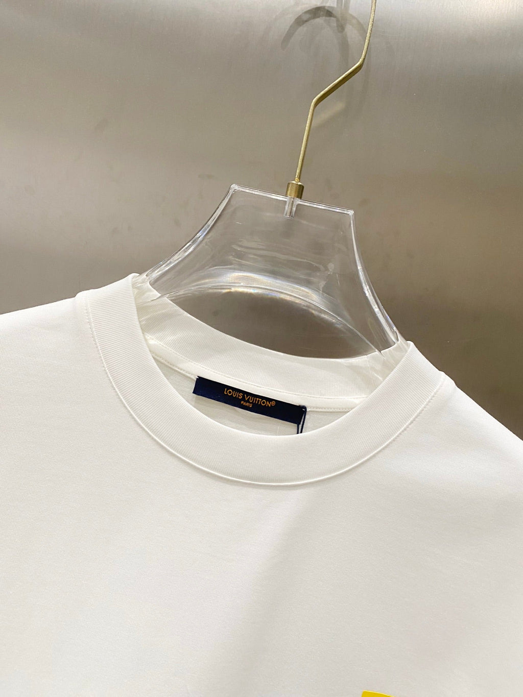 LOUIS VUITTON LV WHITE COTTON T-SHIRT 238846