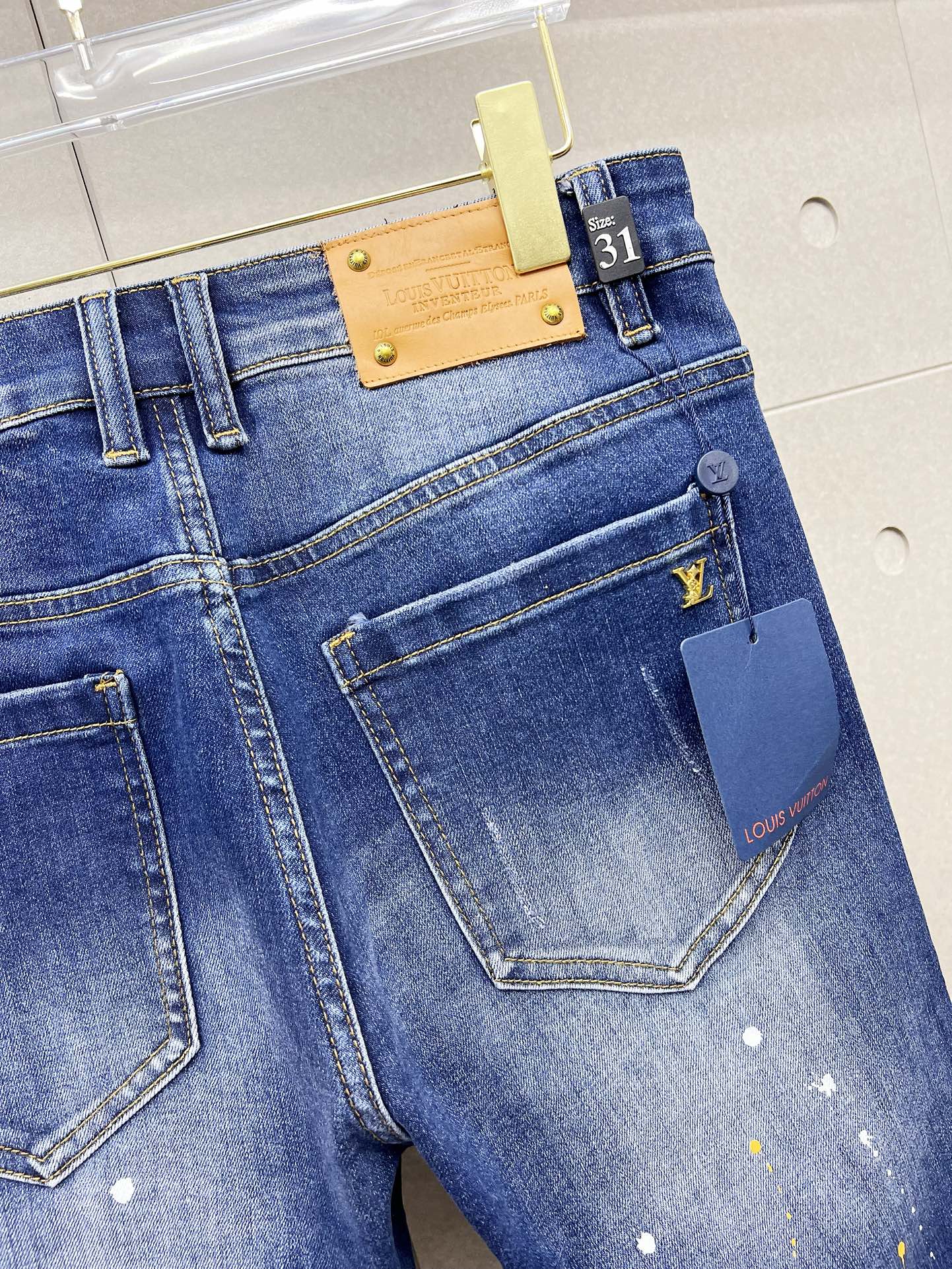 LOUIS VUITTON LV BLUE DENIM JEAN 239501