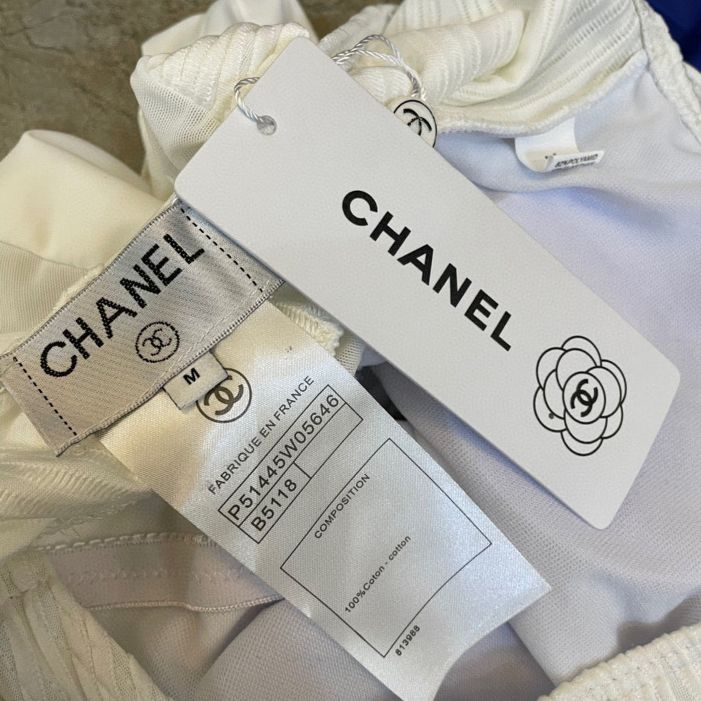 CHANEL BIKINI SWIMSUIT SET IN WHITE 573555