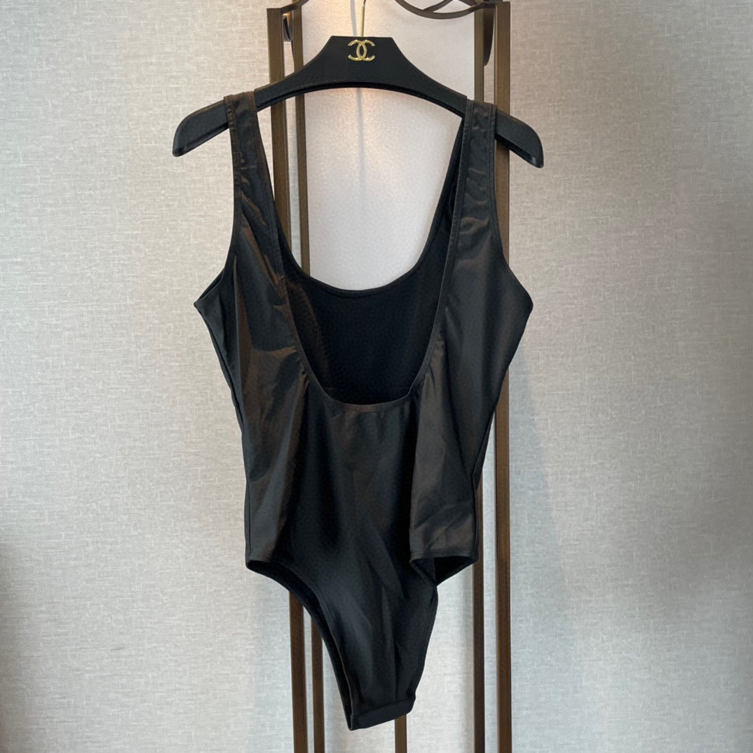 CHANEL BIKINI SWIMSUIT SET IN BLACK 109092