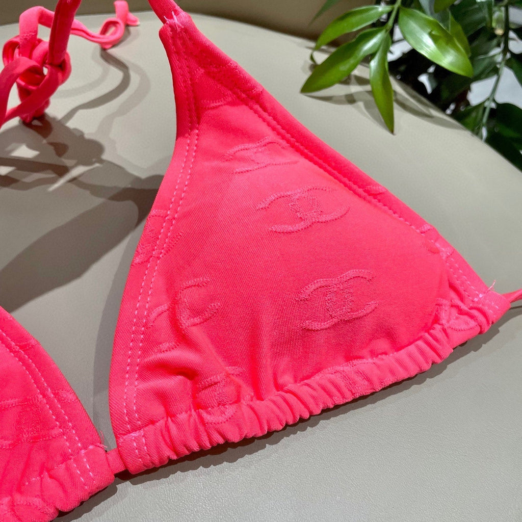 CHANEL BIKINI SWIMSUIT SET IN PINK 627833