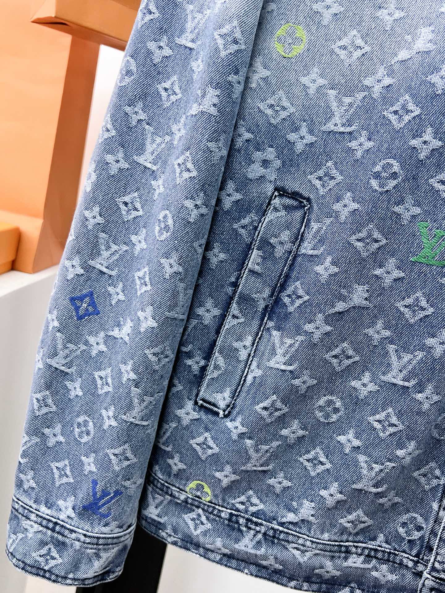 LOUIS VUITTON LV LIGHT BLUE DENIM JACKET 239530