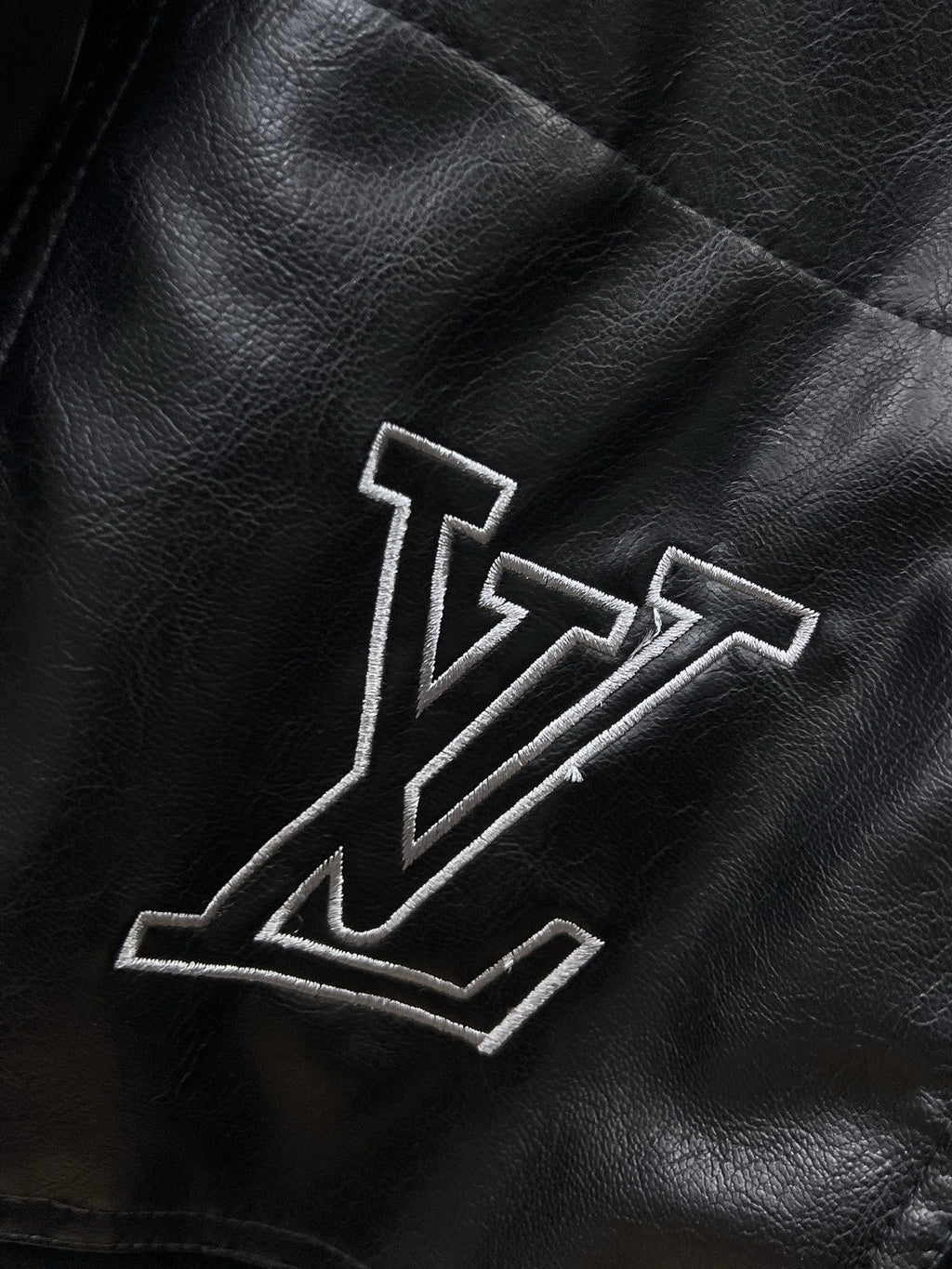 LOUIS VUITTON LV BLACK CALFSKIN JACKET 239522