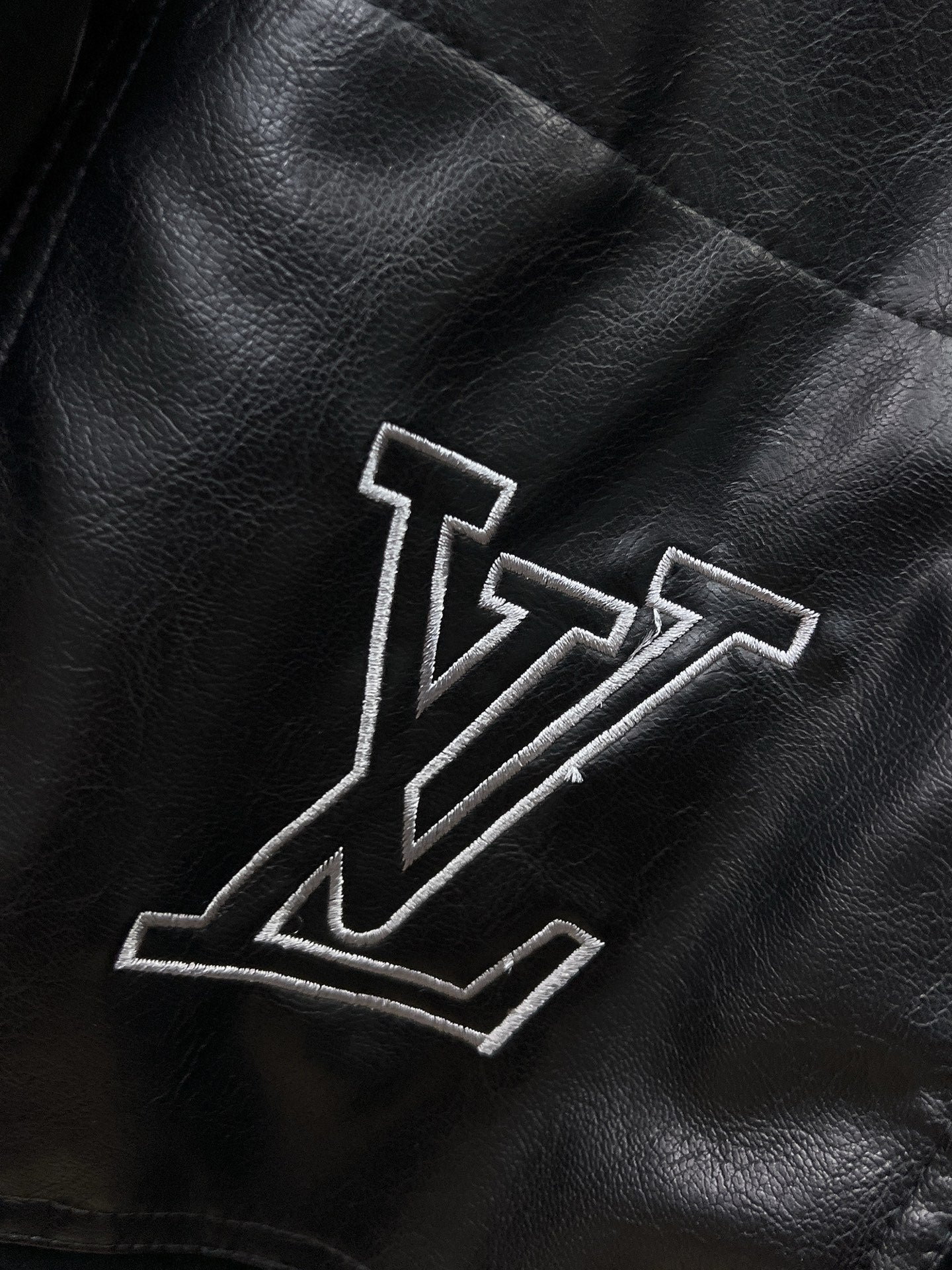 LOUIS VUITTON LV BLACK CALFSKIN JACKET 239522
