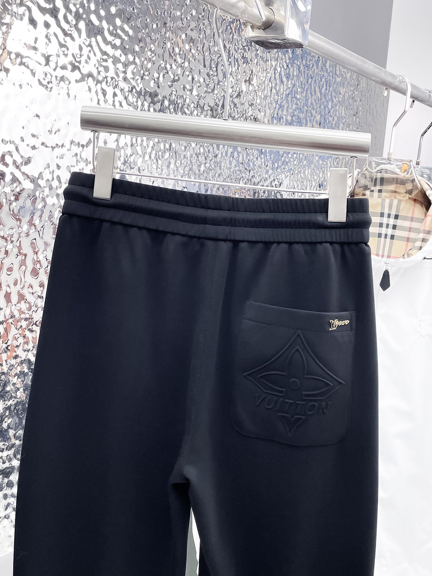 LOUIS VUITTON LV BLACK TROUSERS 239508