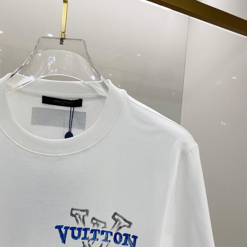 LOUIS VUITTON LV T-SHIRT WHITE COTTON 238849
