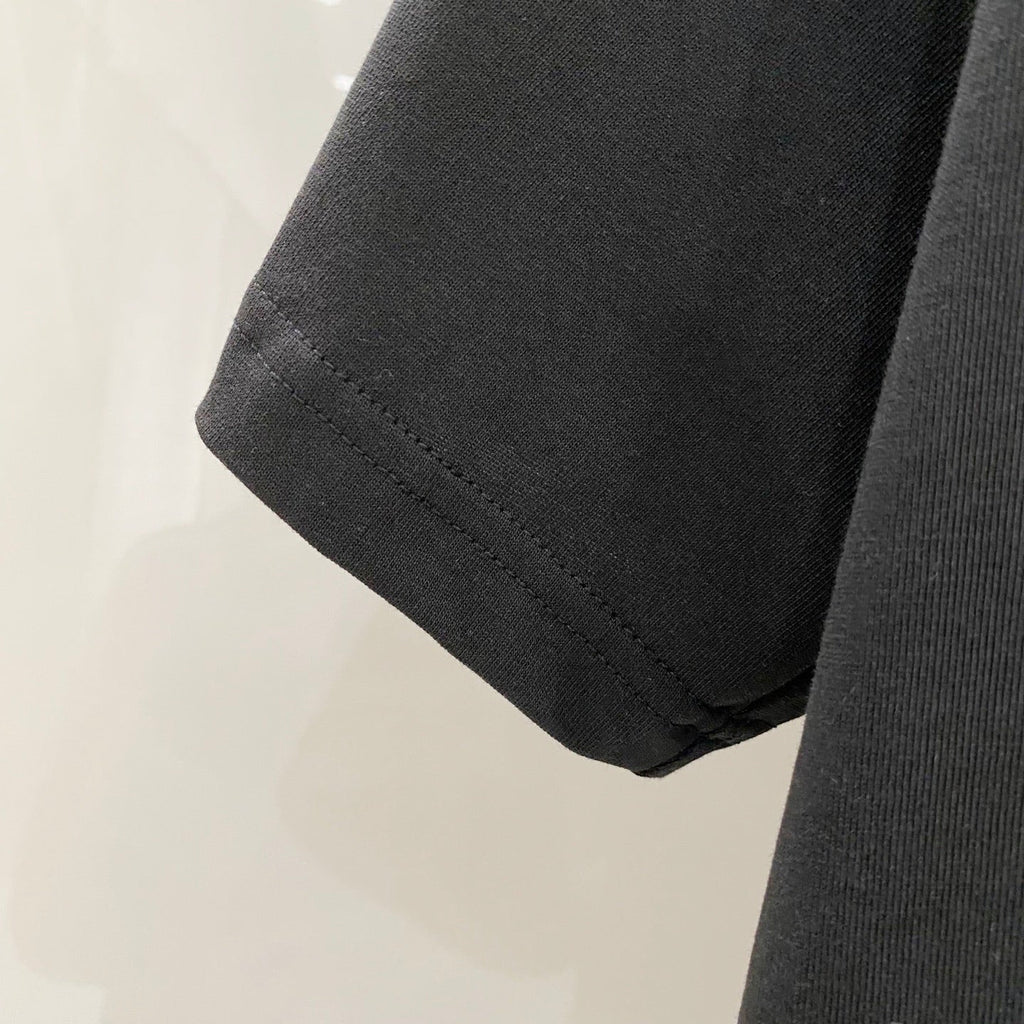 LOUIS VUITTON LV SHORT-SLEEVED T-SHIRT BLACK COTTON 238852