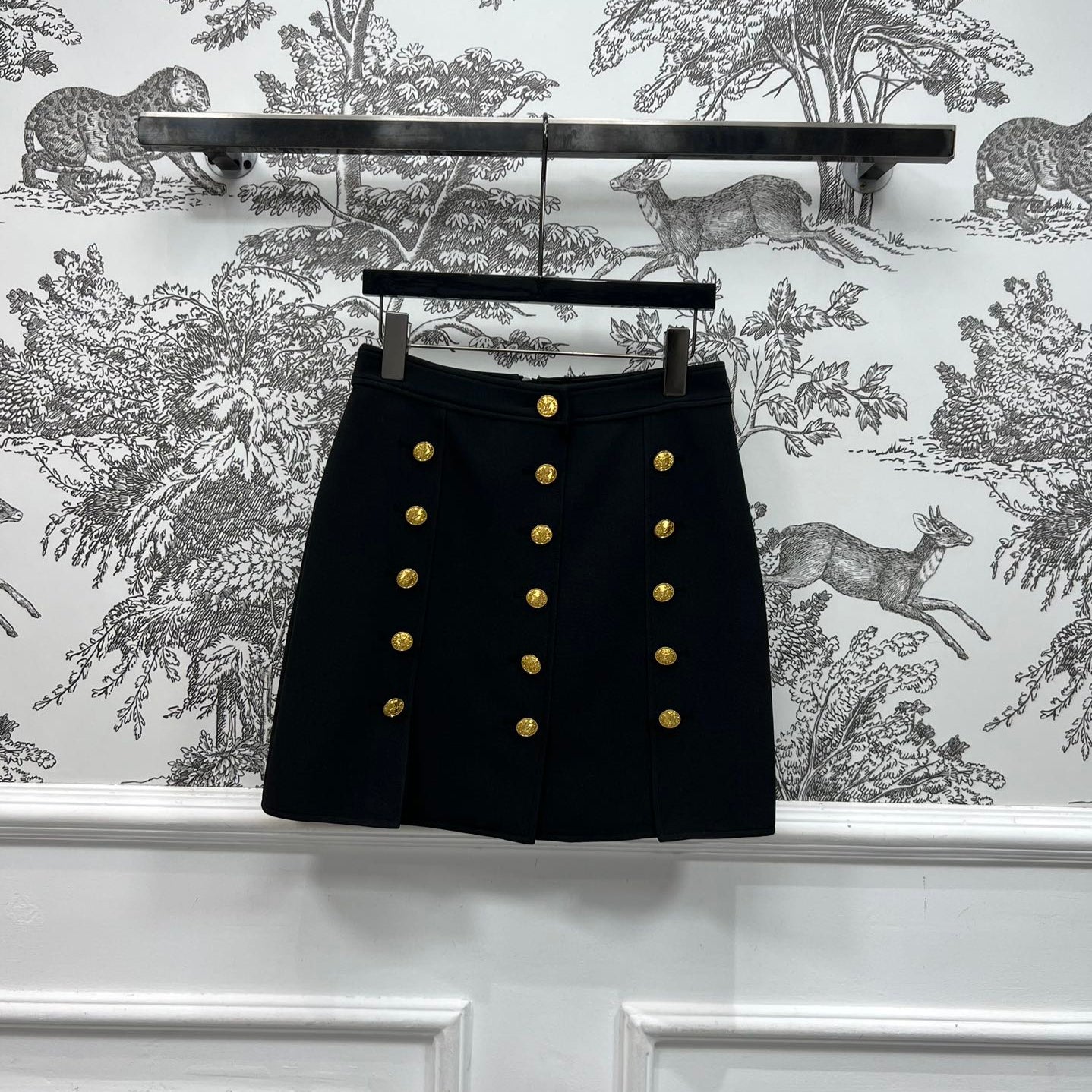 LOUIS VUITTON LV 25S HIGH WAIST A-LINE SHORT DRESS 263093