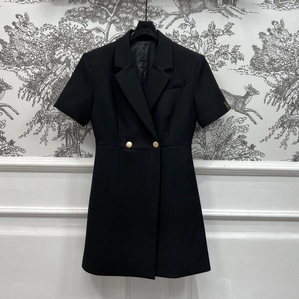 LOUIS VUITTON LV SHORT-SLEEVE BLAZER DRESS 274529