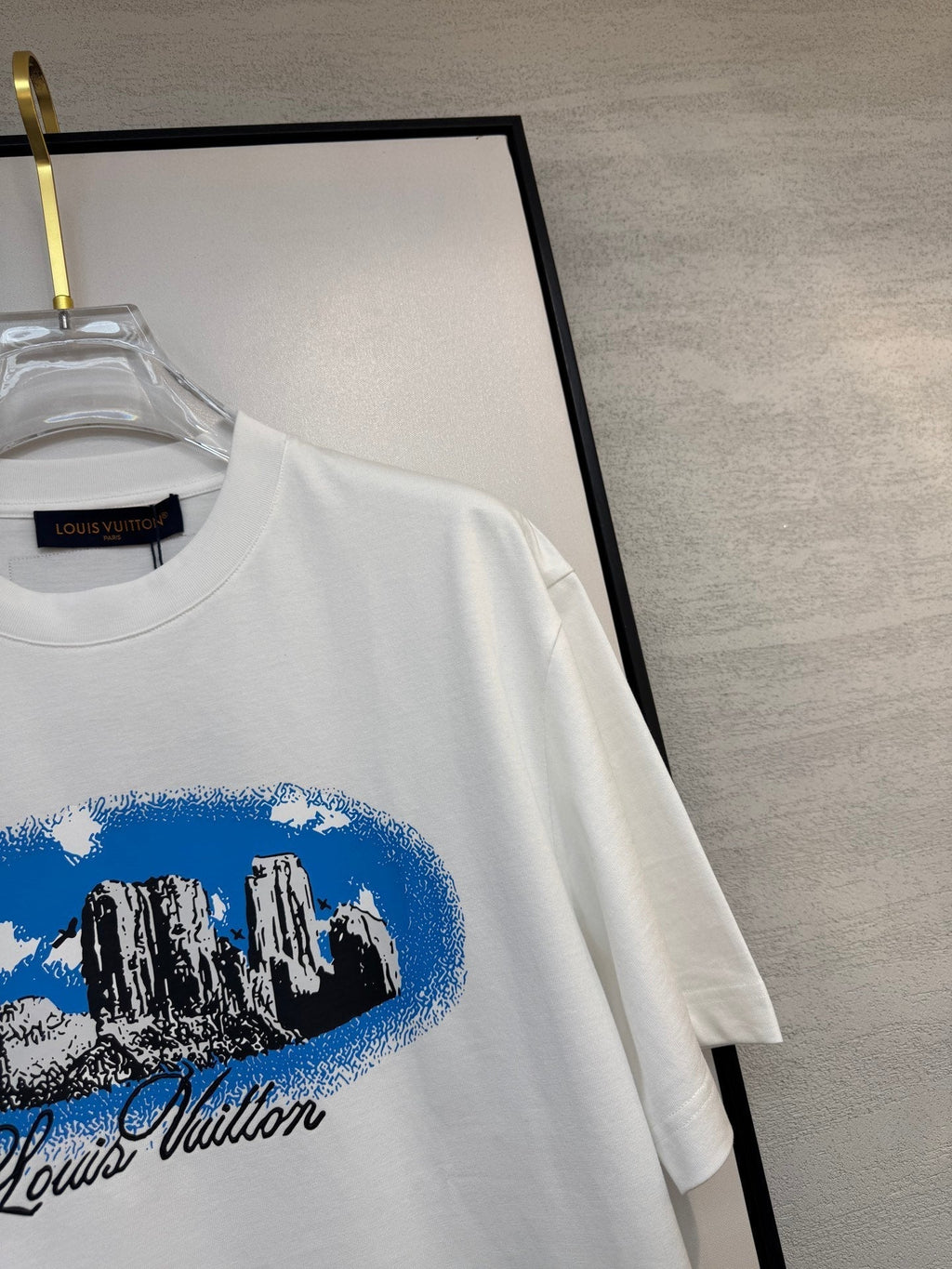LOUIS VUITTON LV WHITE COTTON T-SHIRT 238918