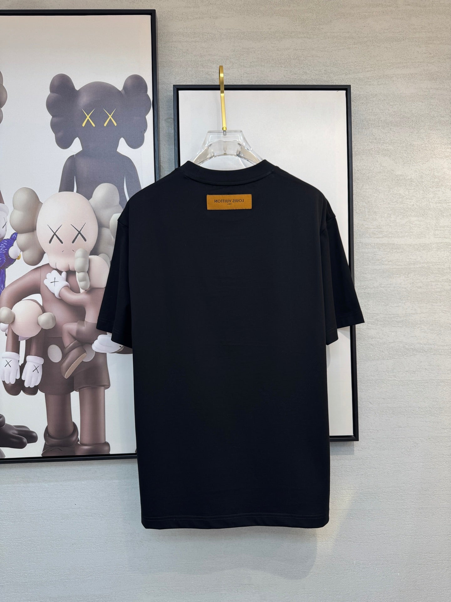 LOUIS VUITTON LV BLACK COTTON T-SHIRT 238919