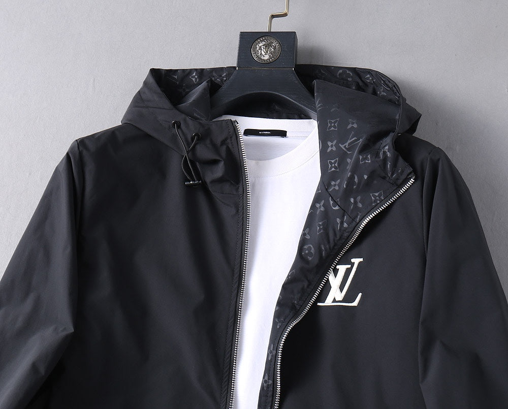 LOUIS VUITTON LV BLACK DOUBLE-SIDED JACKET 239168