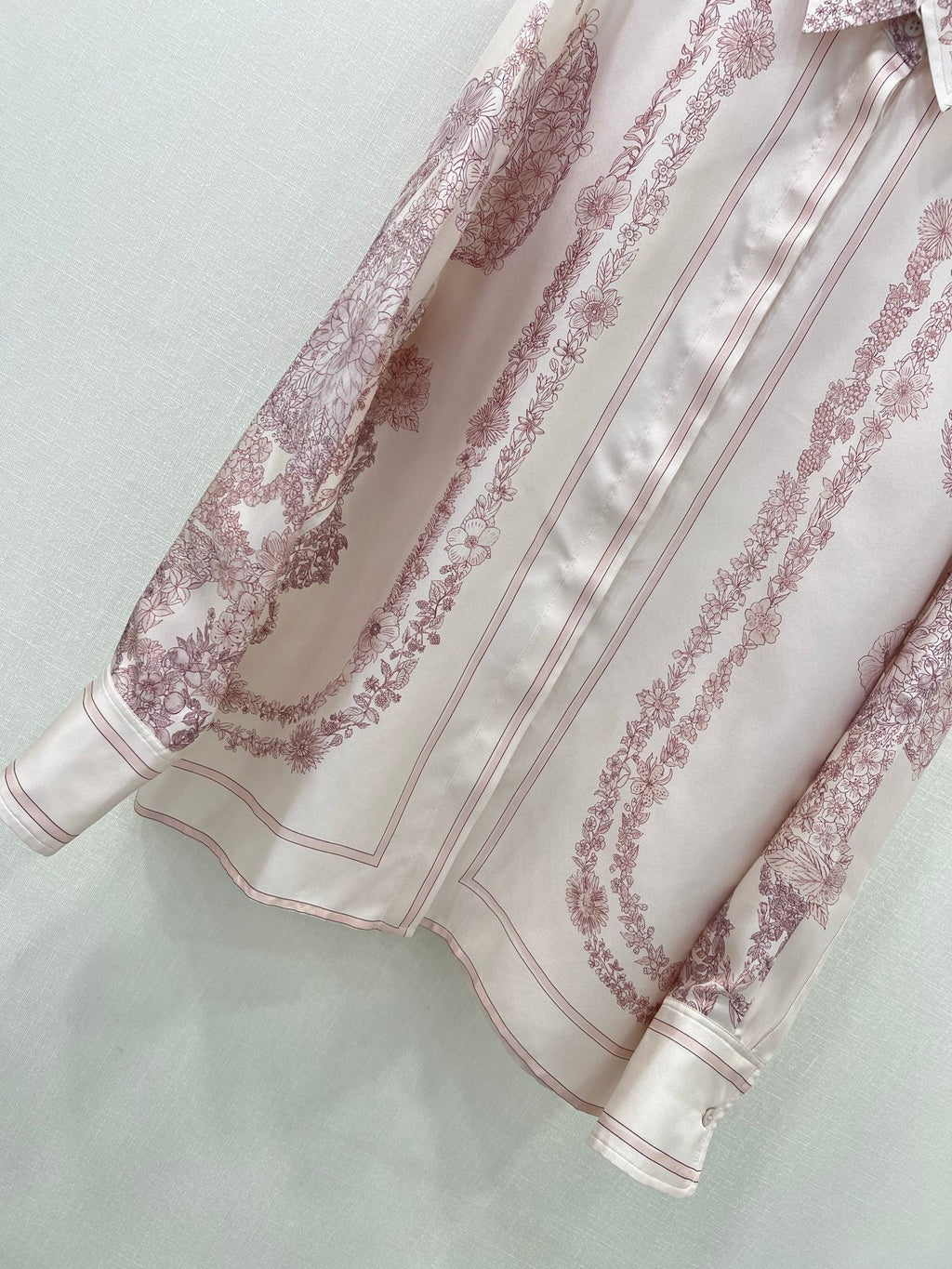 HERMES PRINTED SILK SHIRT 269262