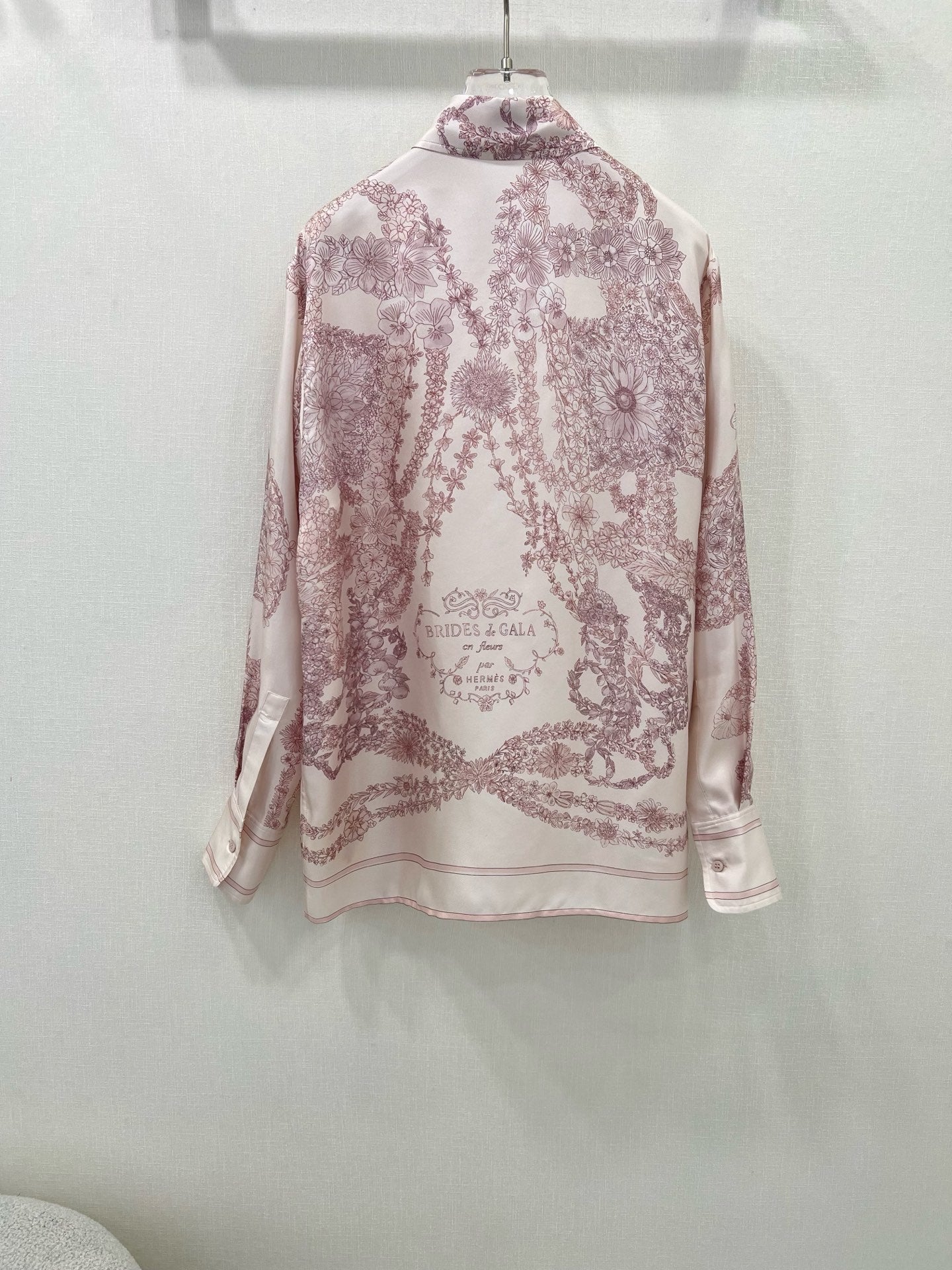 HERMES PRINTED SILK SHIRT 269262
