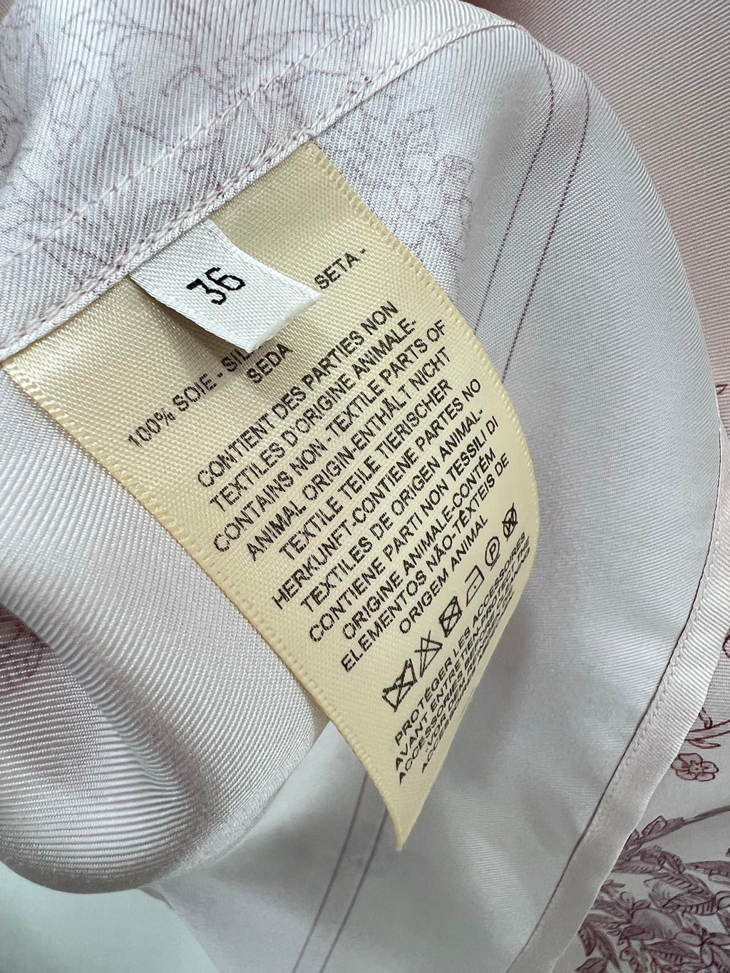 HERMES PRINTED SILK SHIRT 269262