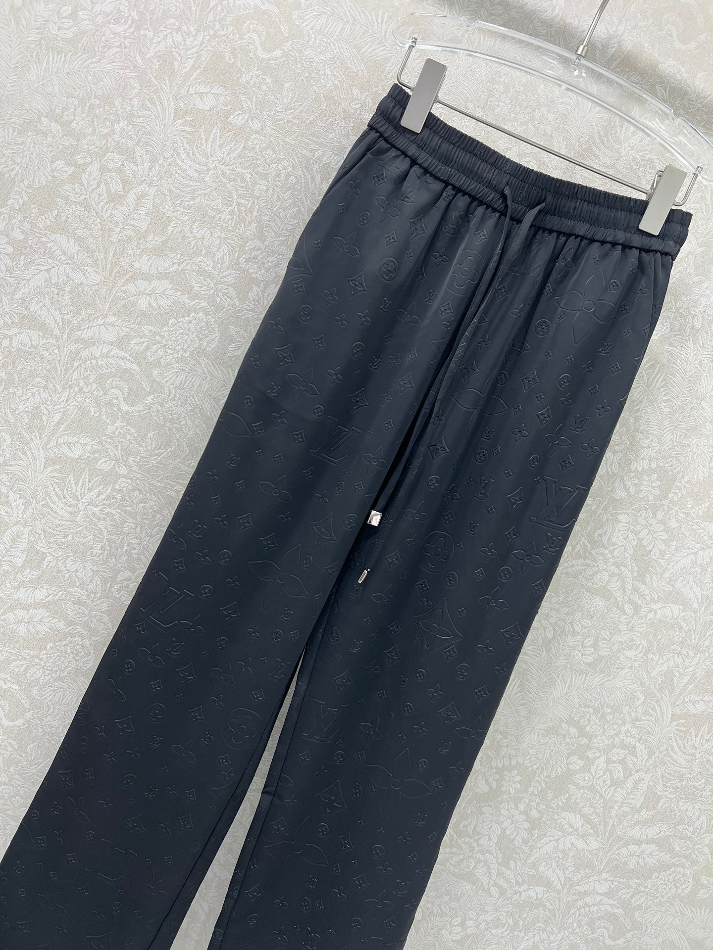 LOUIS VUITTON LOUIS VUITTON WIDE-LEG PANTS WITH MONOGRAM PATTERN 275196