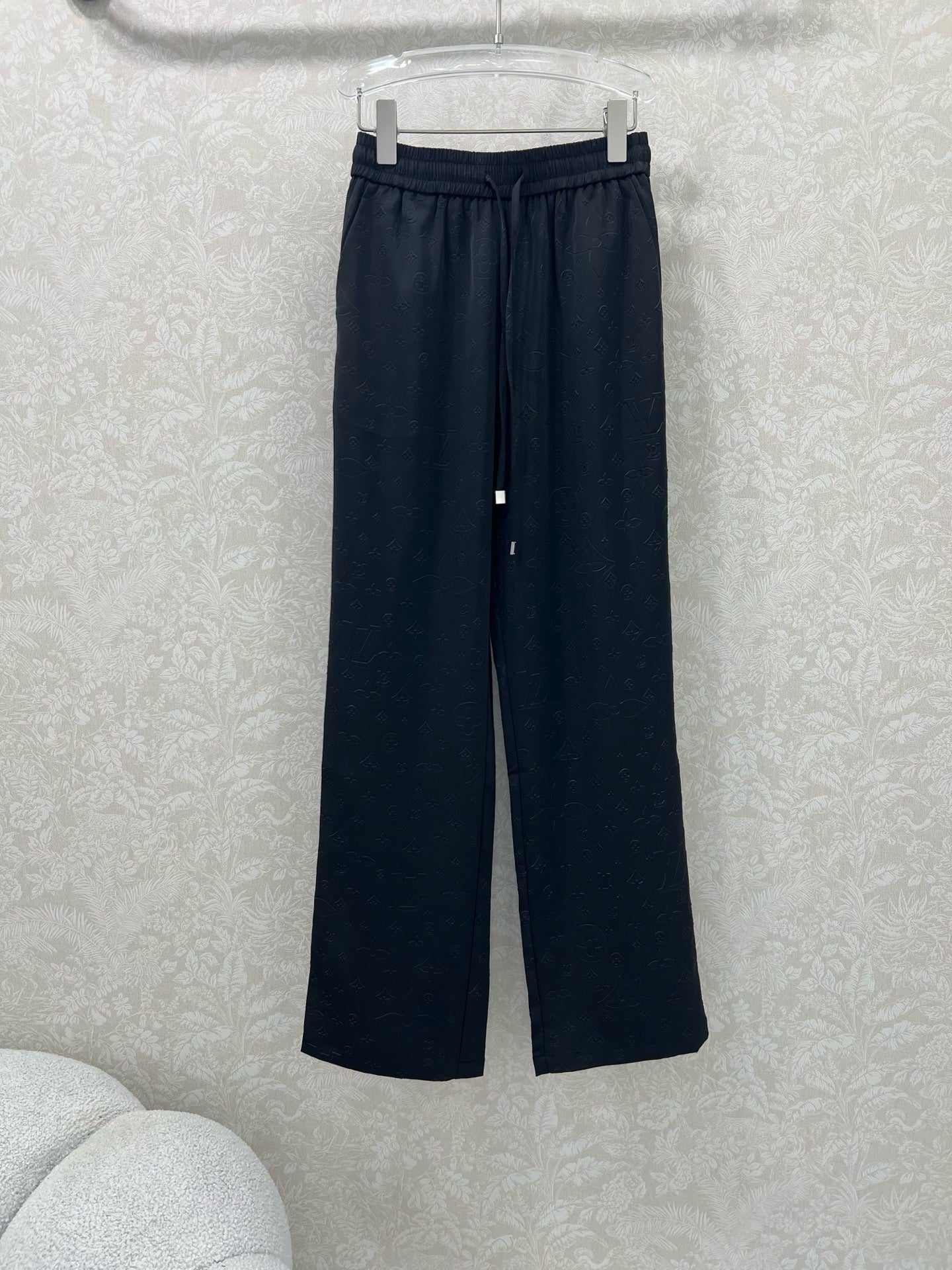 LOUIS VUITTON LOUIS VUITTON WIDE-LEG PANTS WITH MONOGRAM PATTERN 275196