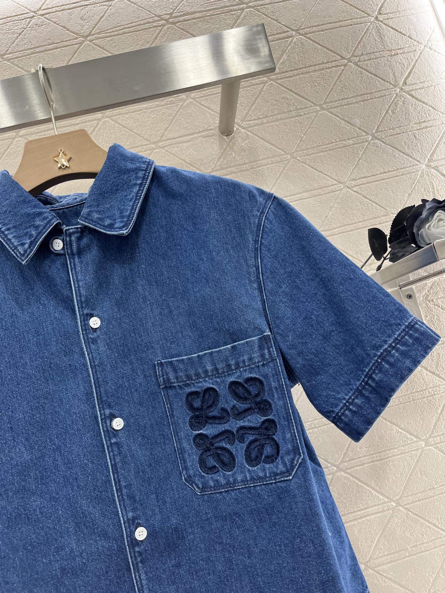 LOEWE 25S DENIM SHIRT 261568