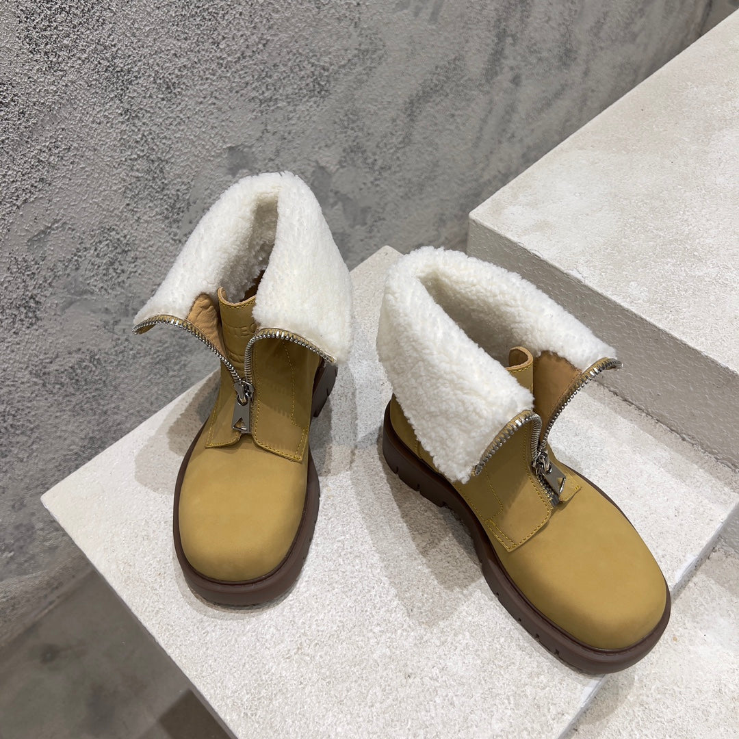 BOTTEGA VENETA BOTTINE HADDOCK BOOTS IN CITRINE YELLOW SUEDE