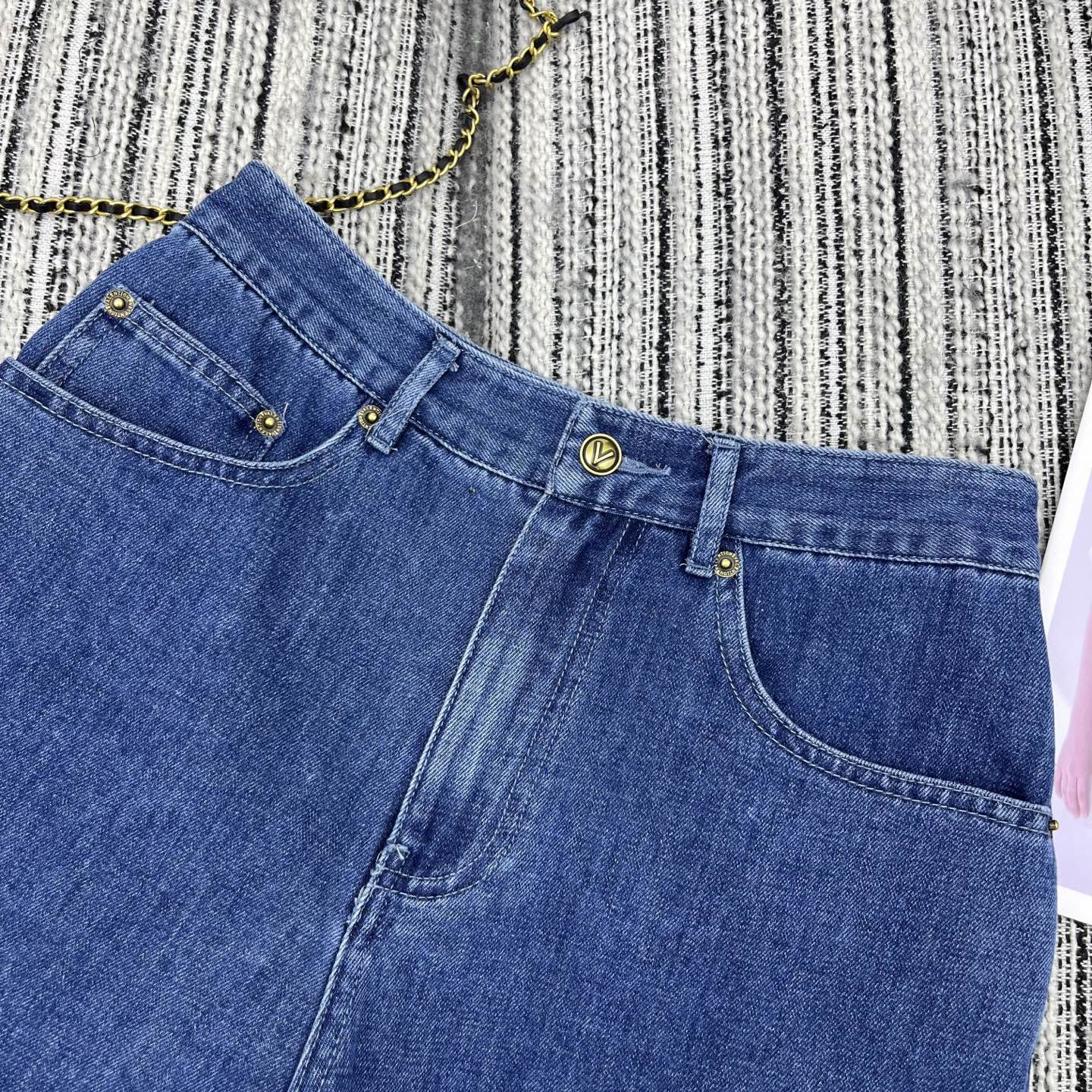 CELINE Celine 25C Denim Short 228442
