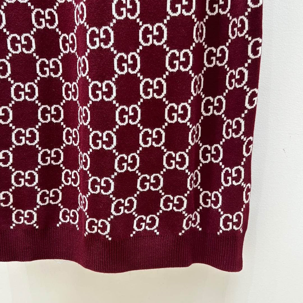 GUCCI SHORT-SLEEVE KNIT DRESS STYLE 43
