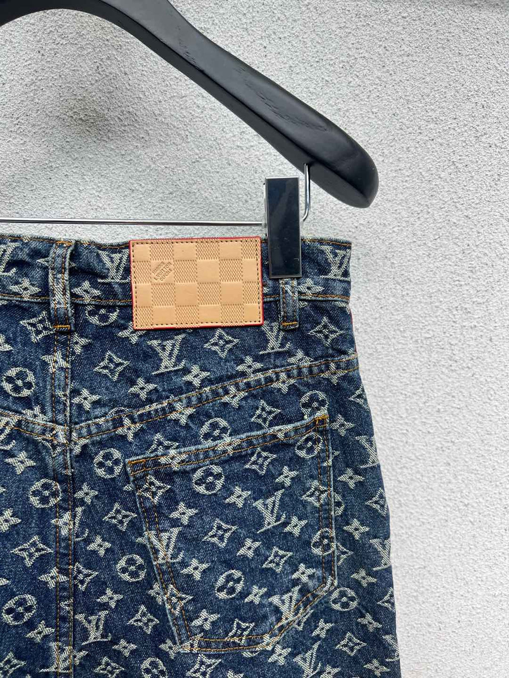 LOUIS VUITTON LV Monogram Denim Tailored Pants