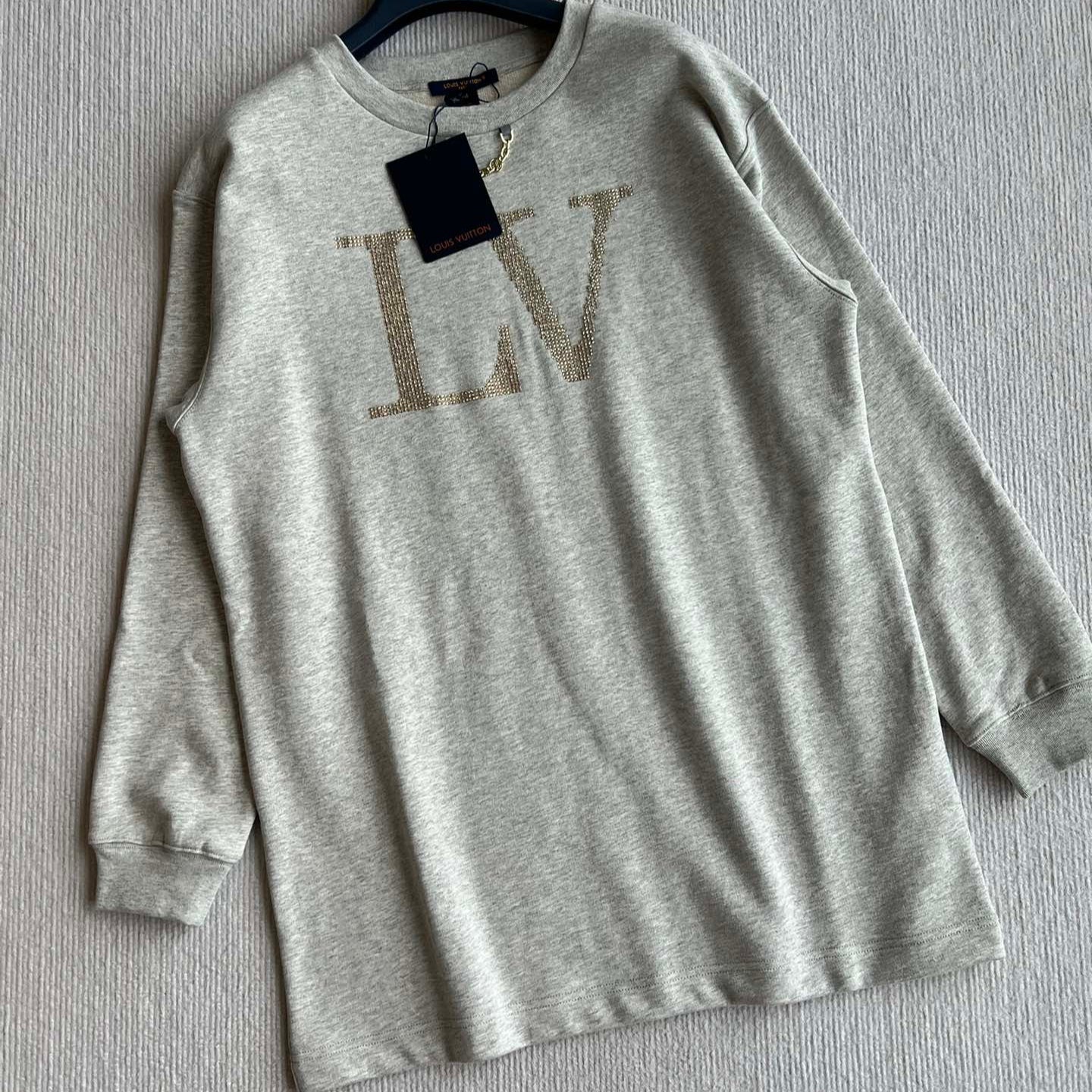 LOUIS VUITTON LOUIS VUITTON LONG DIAMOND SWEATSHIRT 275678
