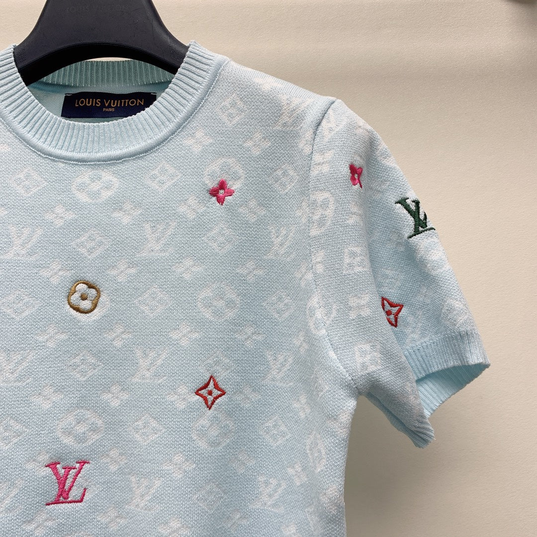 LOUIS VUITTON LV CREW NECK KNIT SWEATER 228111
