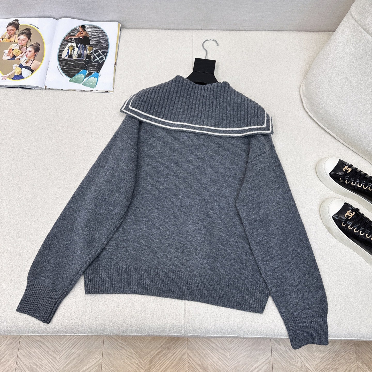 GUCCI Gucci 25 Knitted Sweater Jacquard Wool Fabric