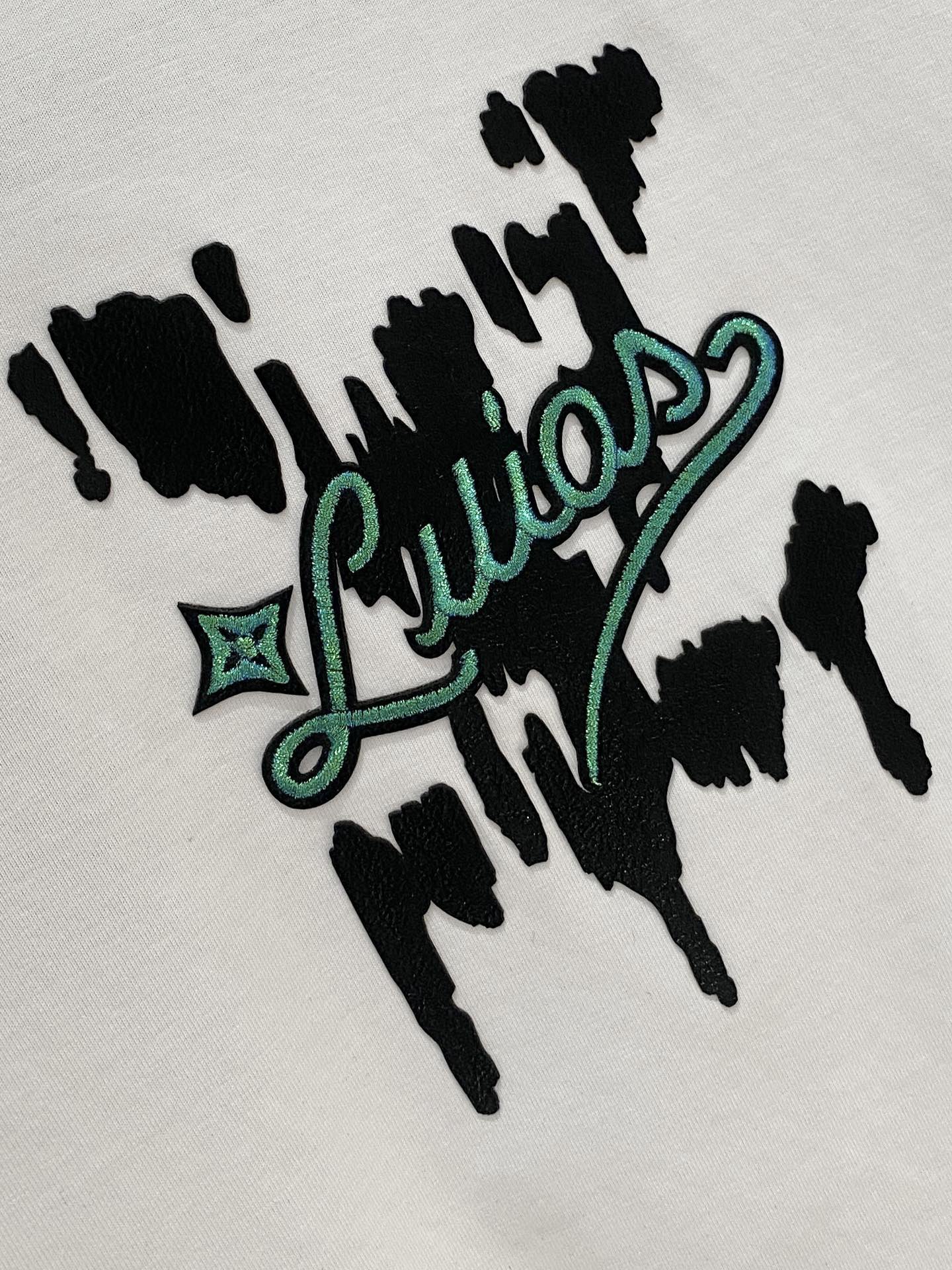 LOUIS VUITTON LV T-SHIRT IN WHITE COTTON 238856